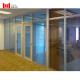 83mm Double Glass Movable Aluminium Partition Wall Fixed Demountable