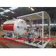China made high quality and lower price 10cbm mobile skid lpg gas storage tank with digital weighting scale for sale