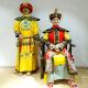 Hyper Realistic Wax Figure Silicone Wax Statue Chinese King And Queen 1:1