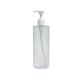 24/410 Neck PET Plastic Pump Bottle For Recyclable Transparent Body Lotion