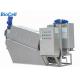6KW Volute Screw Filter Press Machine Sludge Thickener Wastewater Treatment