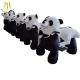 Hansel party happy panda rides coin operated animal ride electric for kids