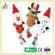 EN71 Machine Washable Plush Rope Dog Toys With Squeaker Christmas