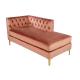 French relaxation country style sofa velvet fabric sofa new design sofa,Button