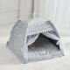 Cat'S Nest Teepee Cat House Semi Enclosed Pet Bed Four Season Dog'S Nest Villa Removable And Washable