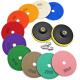 13 Packs 4 Inch Diamond Polishing Pad 1500 Grit For Marble