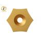 6 Sided Hexagonal OD Outside Pipe And Tube Scarfing Tools DET Inserts