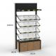 Supermarket Convenience Store Display Rack for Snack Food Light Duty Style 5 Box Capacity