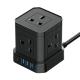 Residential USB C Extension Lead 5 Way Cube Power Strip With 4 USB Slots