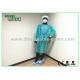 Disposable Isolation Gown With Sleeves Soft Non-woven Gown Waterproof Customized Color