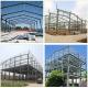 Industrial Steel Structure Workshop With Angle Steel Knee Brace And PVDF Sail Finishing