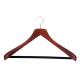 Betterall High Quality Closet Usage Wood Material Heavy Duty Coat Hanger with Pant Bar