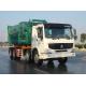 Steering Wheel Garbage Truck With Slip On Unit / Garbage Disposal Truck
