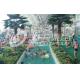 Outdoor Holiday Resorts Lazy River Water Park / Fiberglass Waterpark Equipment Customized