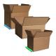 Custom Corrugated Packaging Boxes Corrugated Paper Moving House Carton Box