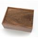 Modern Small Wooden Gift Box With Push Pull Cover Carving Lid Personalized