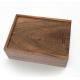 Modern Small Wooden Gift Box With Push Pull Cover Carving Lid Personalized