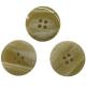 4 Holes Fake Marble Polyester Button Brown 30L Use For Coat Jacket