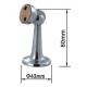 Zinc Alloy Floor Interior Magnetic Door Stopper Satin Nickel Door Stop