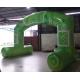 Green Standard Free Standing Inflatable Arch , PVC Tarpaulin Inflatable Arch for Advertising