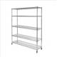 Mobile Commercial Wire Shelving Rack For Outdoor Products 54 W X 14 D