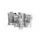 CE Approved 2000L Large Scale Brewing / Electric Brewery 304 Stainless Steel Material