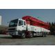 SHMC Cement Pump Truck 37m Boom , Air Cooling Concrete Pumping Trucks