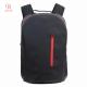 Black Polyester Insulated waterproof backpack without sewing stiching