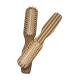 Massaging Hair Brush Rectangle Handle , Environmental Health Wooden Paddle Brush