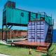 Exhibition Center Prefab Shipping Container Homes / Prefab Storage Container Homes With Yards