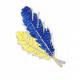 Simple Style Sequin Applique Patches , Leaves Sequin Patches For Clothes