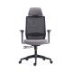Fabric Seat  Mesh Swivel Office Chair With Height Adjustable Headrest