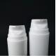 Cylindrical Airless Pump Bottles White PP Plastic Material 80ML 100ML 150Ml