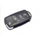 Skoda 3 Button Flip Car Remote Key 3t0 837 202 H Id 48 Chip 433 Mhz