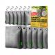 Refrigerator Deodorizer 12-Pack Bamboo Charcoal Air Purifying Bags for Shoes and Cars