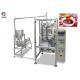 220 / 380V Milk Packaging Machine , Touch Screen Operate Liquid Pouch Packing Machine
