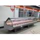 Fan Cooling Deli Display Fridge , Open Deli Fridge For Supermarket Meat Display