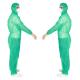 Hospital Hooded Disposable Coverall Suit Chemical Resistant Spunbonded PP Nonwoven