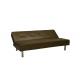 PVC Cover Space Saving Sofa / Unique Sofa Beds Steady Structure With Metal Legs