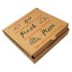CMYK Square Cardboard Pizza Boxes Custom Printed Food Packaging