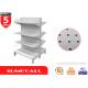 Commercial Gondola Store Shelving Four Layers Peg Board Panel For Supermarket