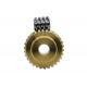 10 30T 2.0M Worm Gear And Worm Wheel 62.74mm TIP Diameter Aluminum Bronze CDA 954