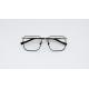 Creative designer metal Sunglasses Unisex Glasses Suqare shape demo clear lens