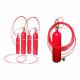 Red Fire Detection Tube With High Sensitivity Rapid Response