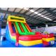 0.55mm PVC Tarpauline Large Inflatable Slide For Backyard Kids' Party