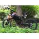 Long Range Full Suspension Motorized Mountain Bike With Carbon Steel Frame