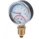 0-10bar Bourdon Tube Pressure Gauge 63mm 80mm  0-120C