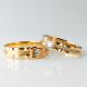 Creative Wedding Party 10g Engagement Rings Couple Set Gold
