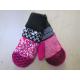 Ladies Acrylic Glove/Mitt with Jacquard--TR Lining glove--Fashion glove--Solid color