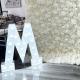 12V Input Voltage Large Illuminated 3D Letters Marry Me LED Marquee Sign for Wedding
